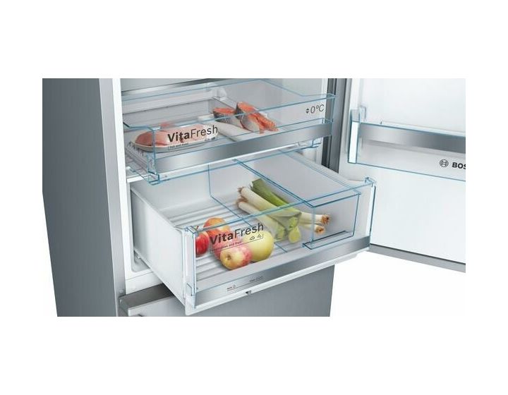 Serie 6 KGE368ICP 214 l / 94 l Kühl-Gefrierkombi freistehend 149 kWh Jahr  (Grau) 