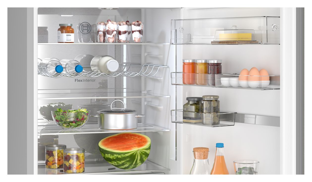 Serie 6 KGN49AIBT 311 l / 129 l Kühl-Gefrierkombi freistehend NoFrost 142 kWh Jahr  (Edelstahl) 