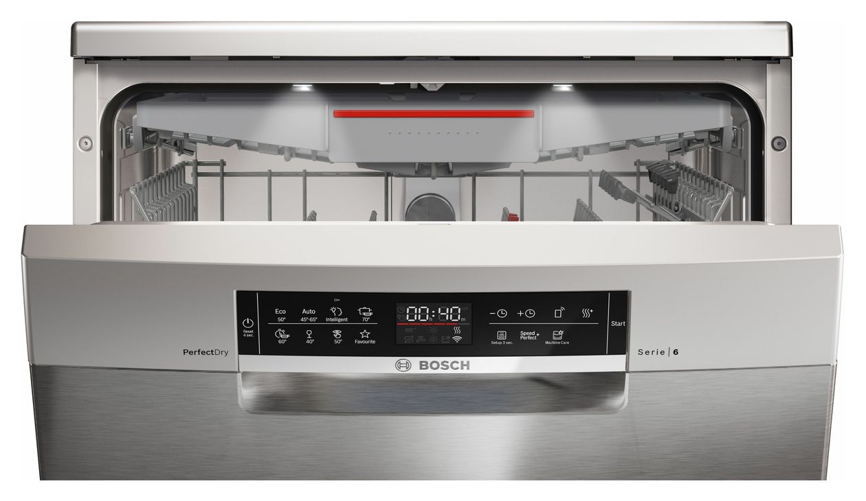 Serie 6 SMS6ZCI16E 60 cm Geschirrspüler freistehend Sehr leise 14 Maßgedecke aquaStop Funktion Wärmetauscher 