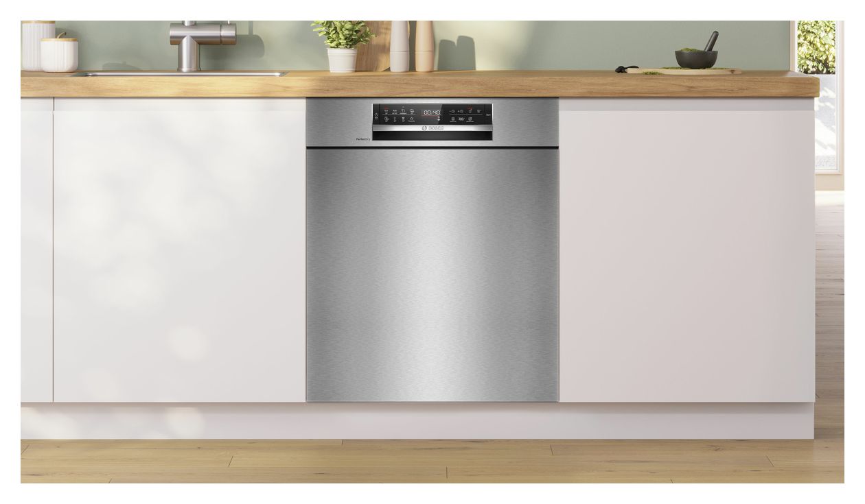 Serie 6 SMU6ZCS16E 60 cm Geschirrspüler teilintegriert (ohne Front) Sehr leise 14 Maßgedecke aquaStop Funktion Wärmetauscher 