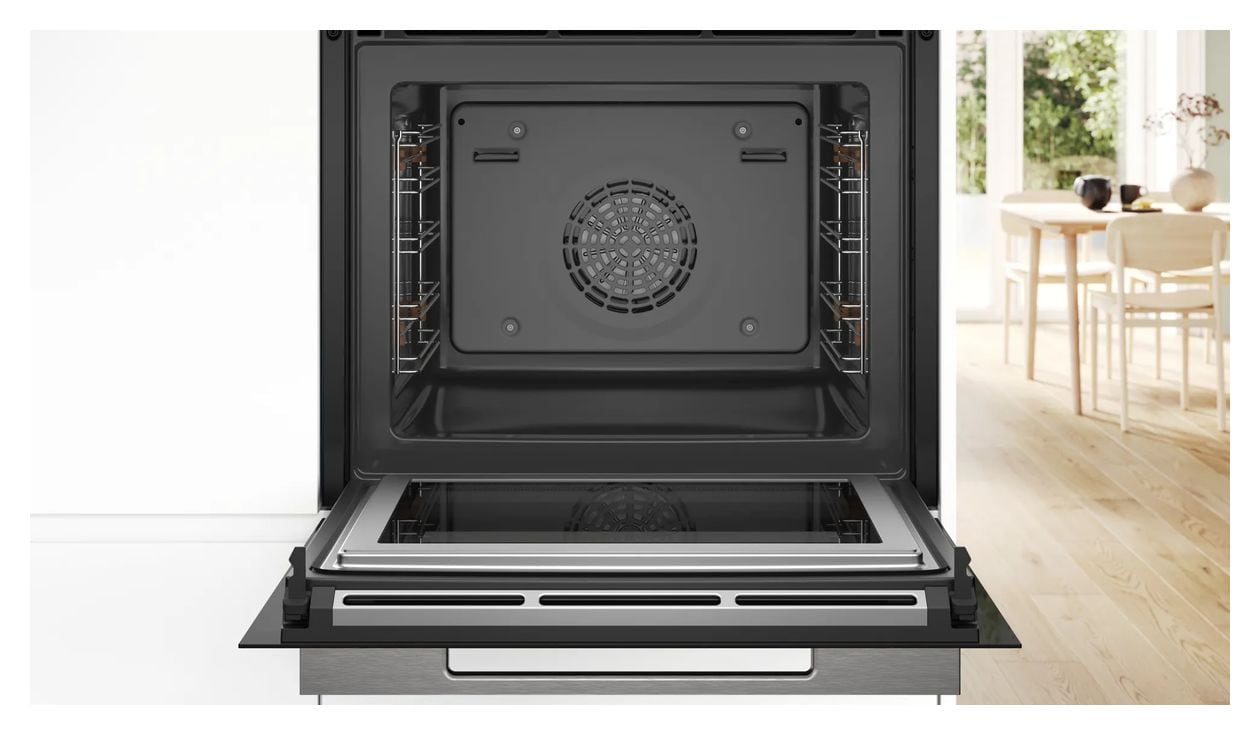 Serie 8 HMG7361B1 Einbaubackofen groß Mikrowellenkochen 