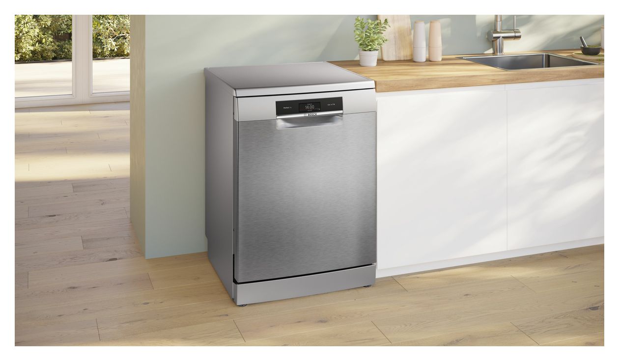 Serie 8 SMS8TCI04E 60 cm Geschirrspüler freistehend Sehr leise 14 Maßgedecke aquaStop Funktion Wärmetauscher 