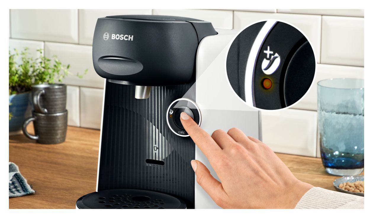 TAS164E Tassimo Finesse Kaffeekapsel Maschine  (Schwarz, Weiß) 
