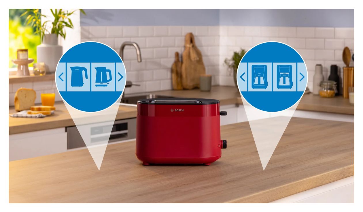 TAT2M124 MyMoment Toaster 950 W 2 Scheibe(n) 6 Stufen  (Rot) 