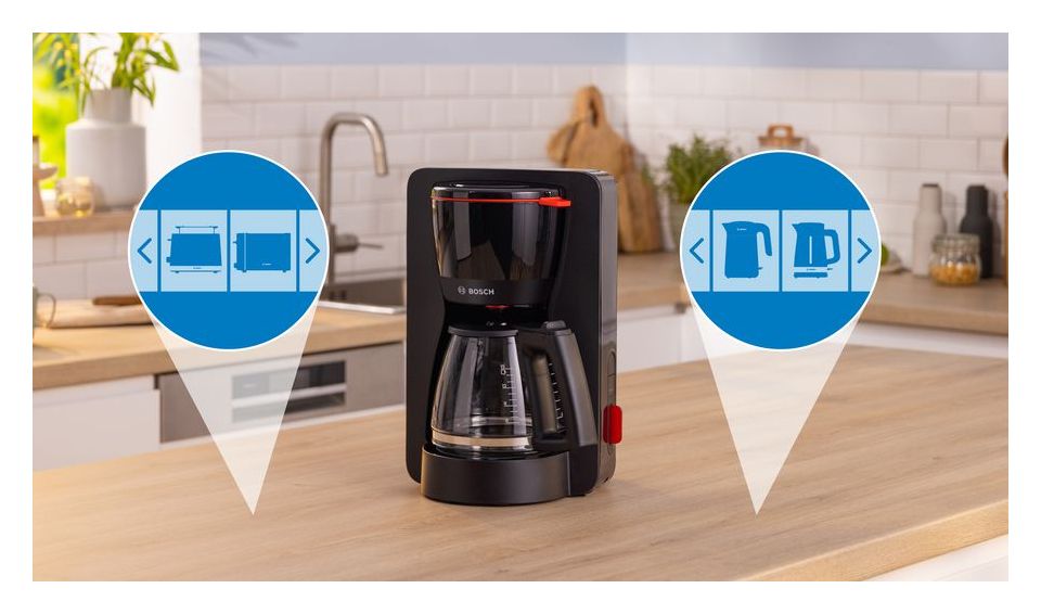 TKA3M133 MyMoment 15 Tassen Filterkaffeemaschine 1,4 l  (Schwarz) 