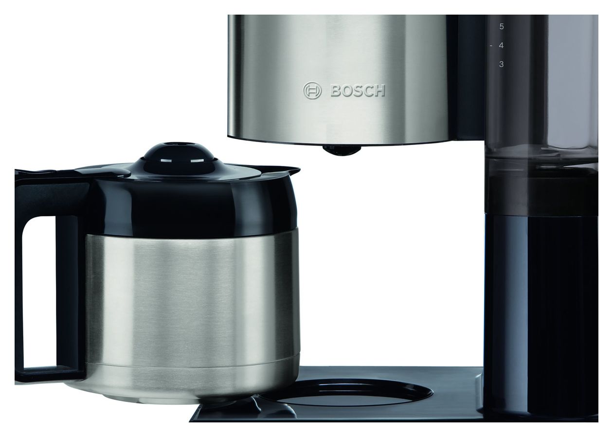 TKA8A683 Styline 8 Tassen Thermo Filterkaffeemaschine 1,1 l  (Schwarz, Edelstahl) 