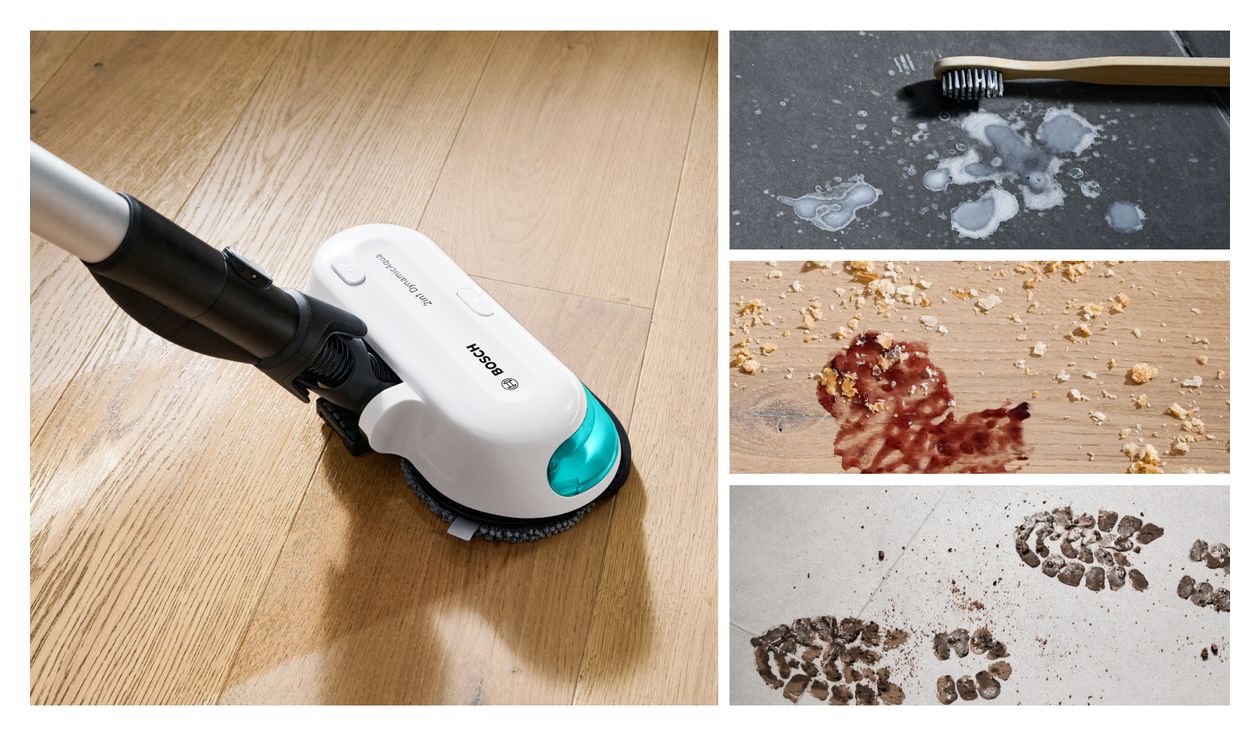 Unlimited 7 BKS71HYG3 ProHygienic Handstaubsauger Beutellos bis 40 min Laufzeit 18 V HEPA  (Schwarz, Weiß) 