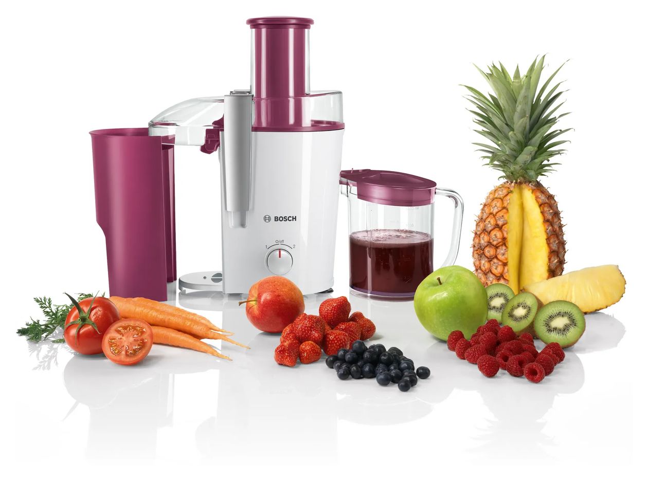 VitaJuice 2 MES25C0 Entsafter 700 W (Kirsche (Frucht), Transparent, Weiß) 