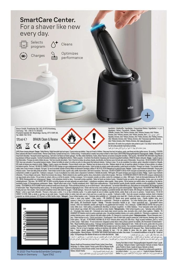 Series 6 62-S7650cc Nass&Trocken Rasierer Lithium-Ion (Li-Ion) 