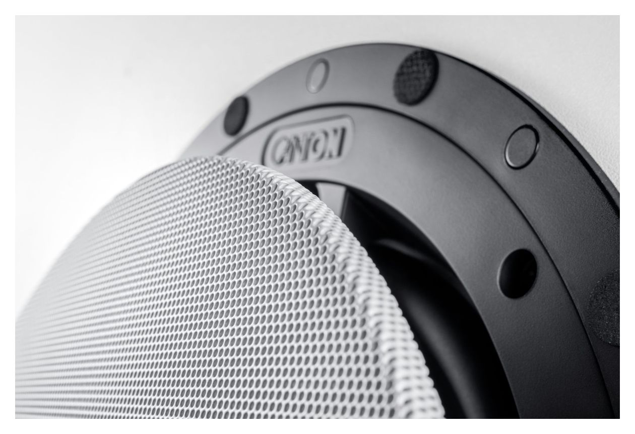 InCeiling P8 90 W 2-Wege Lautsprecher  (Schwarz) 