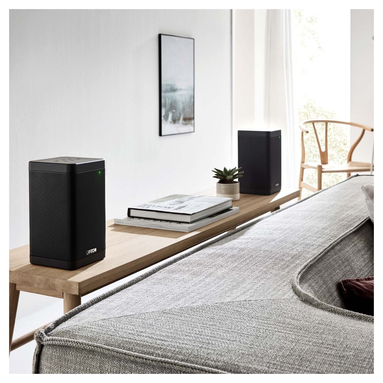 Smart Soundbox 3 S2 120 W Wlan Lautsprecher mit Bluetooth  (Schwarz) 