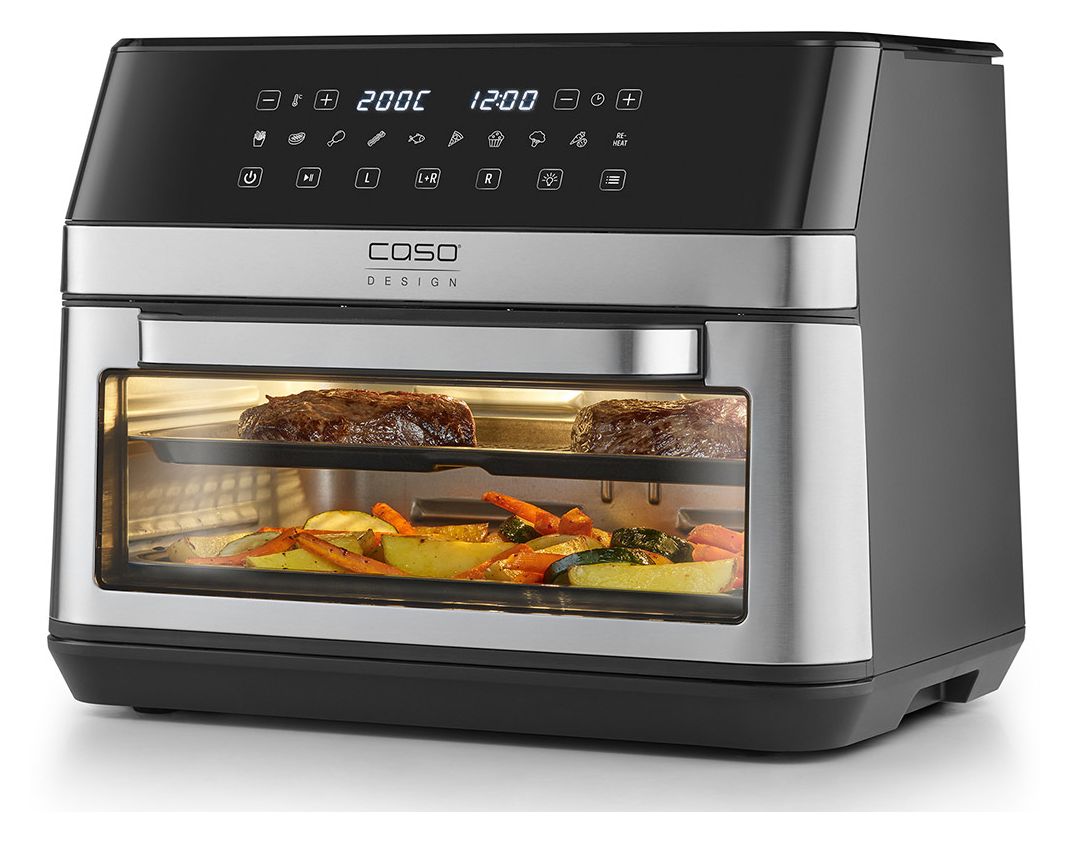 3186 AirFry DuoChef Doppel Heißluftfritteuse 14 l 2200 W  (Schwarz, Silber) 