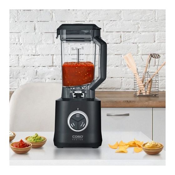 3621 B2000 PowerBlender 2000 l Standmixer 2000 W (Schwarz, Transparent) 