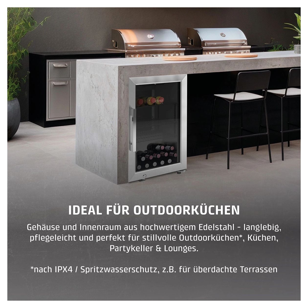 BBQ Deluxe-R Smart Weinkühler Freistehend 