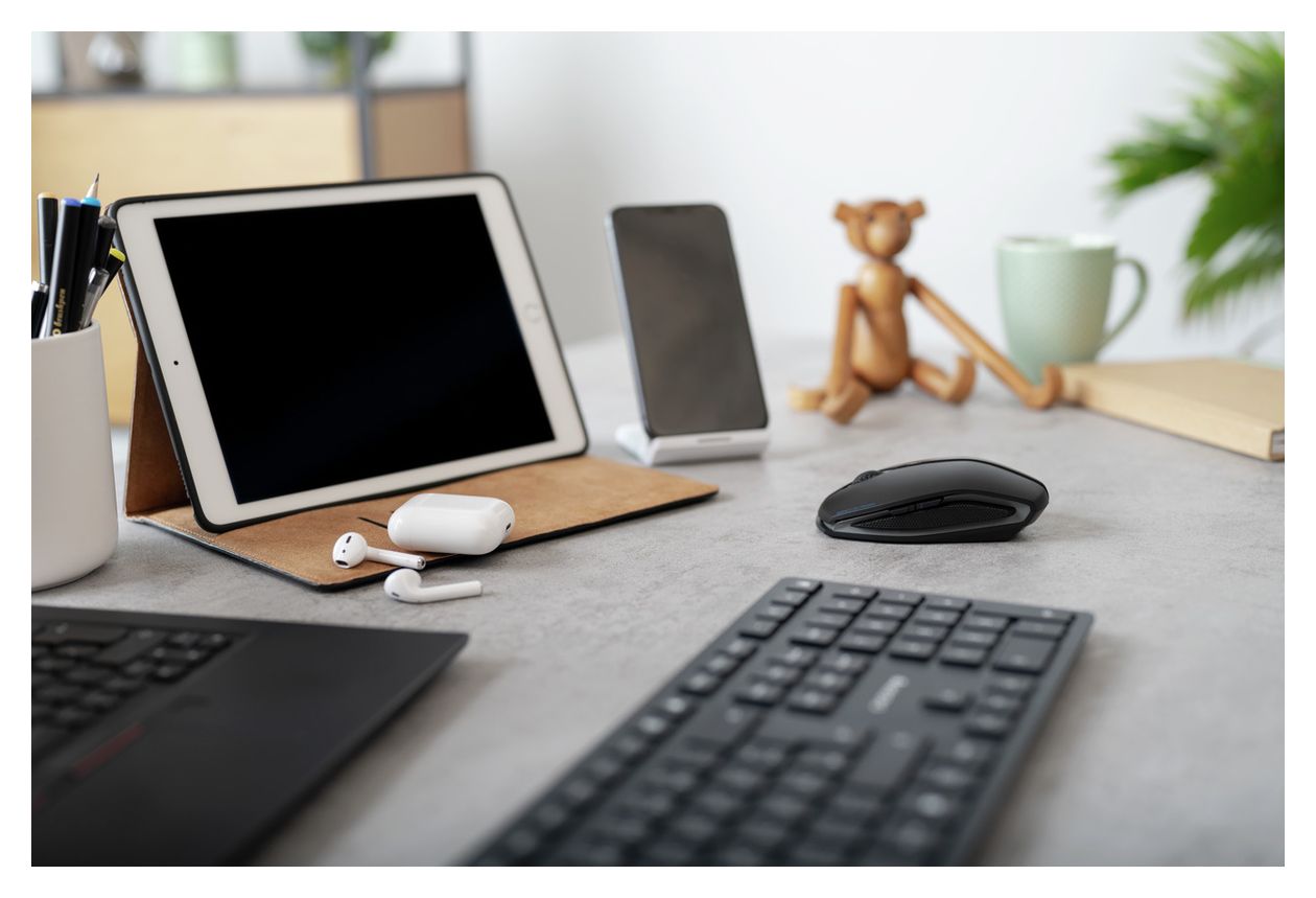 Gentix BT 2000 DPI Gaming Maus Optisch  (Schwarz) 