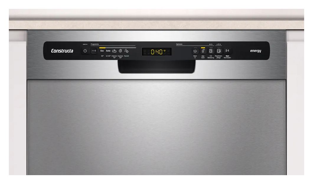 CG5US01HTD 60 cm Geschirrspüler unterbaufähig Leise 13 Maßgedecke aquaStop Funktion Wärmetauscher 