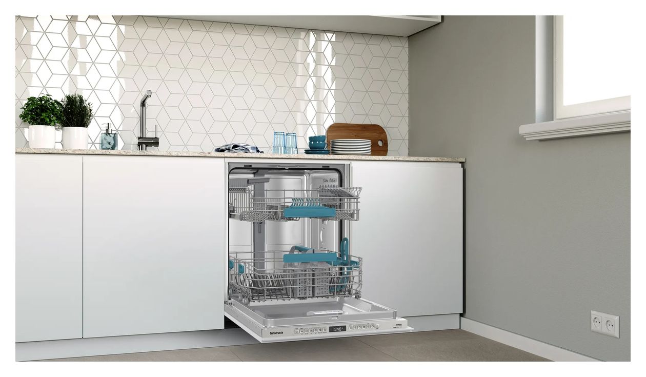 CG6VX01EBD 60 cm Geschirrspüler vollintegriert (ohne Front) Sehr leise 13 Maßgedecke aquaStop Funktion Wärmetauscher 