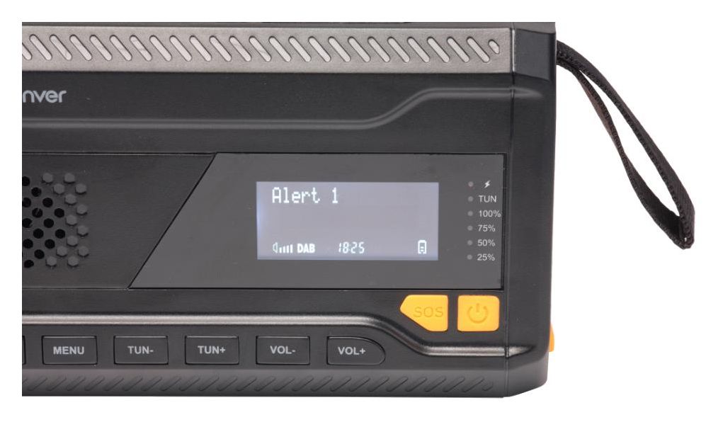 SCD-2033 DAB+, FM Radio Tragbar  (Schwarz) 