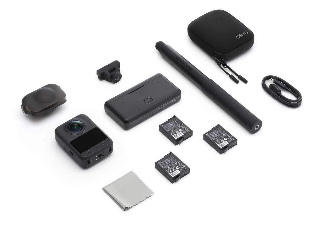 Osmo 360 Adventure Combo 15520 x 7760 Pixel Aktion Kamera 120 MP  (Schwarz) 