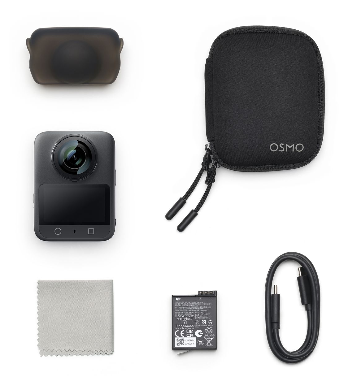 Osmo 360 Standard Combo 15520 x 7760 Pixel Aktion Kamera 120 MP  (Schwarz) 