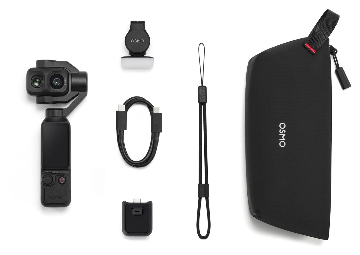 Osmo Pocket 4P Standard Combo 7680 x 4320 Pixel Aktion Kamera  (Schwarz) 