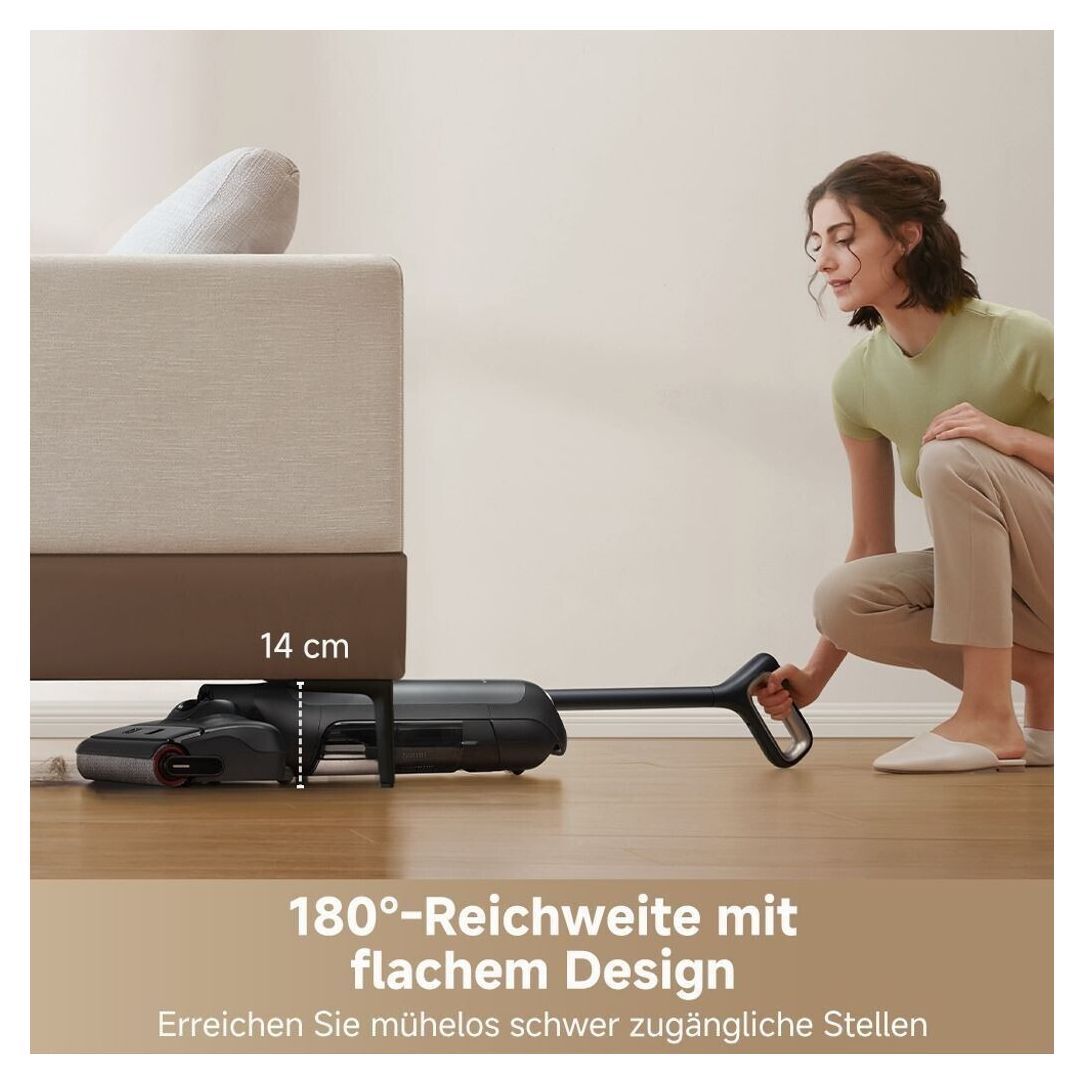 Mova M10 Naß-/Trockensauger bis 40 min Laufzeit für bis zu  300 m² Reinigungsfläche 4 Ah 18000 Pascal bis 0,7 l Schmutzwasser 
