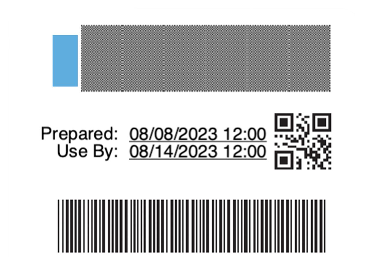 DYMO Original LabelWriter Etiketten für Lagerbewegungen | 54 mm x 70 mm | Farbcodierte Etiketten für die Vorratsrotation in der Großküche an | 400 Etiketten | für LabelWriter-Beschriftungsgerät 