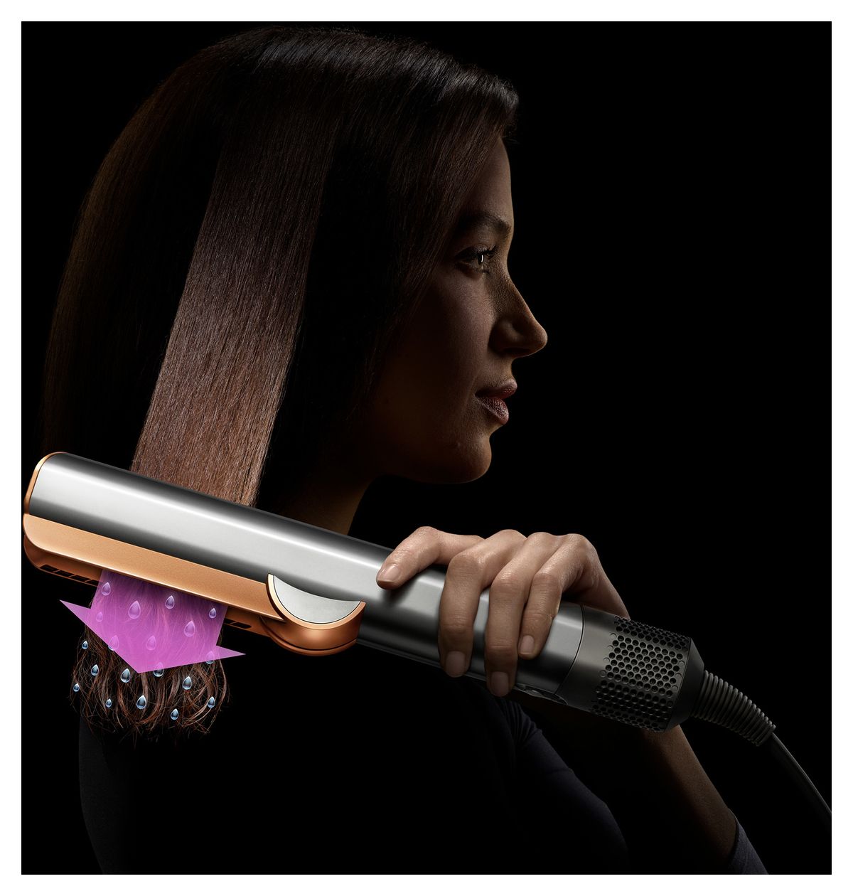 HT01 Airstrait Haarglätter 1600 W  (Kupfer, Nickel) 