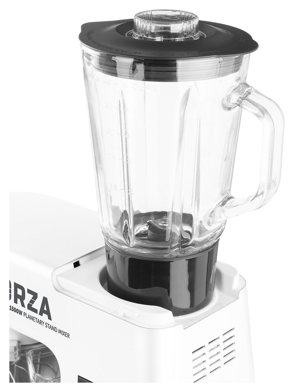Forza 5500 1500 W Küchenmaschine 6,5 l  (Edelstahl, Weiß) 