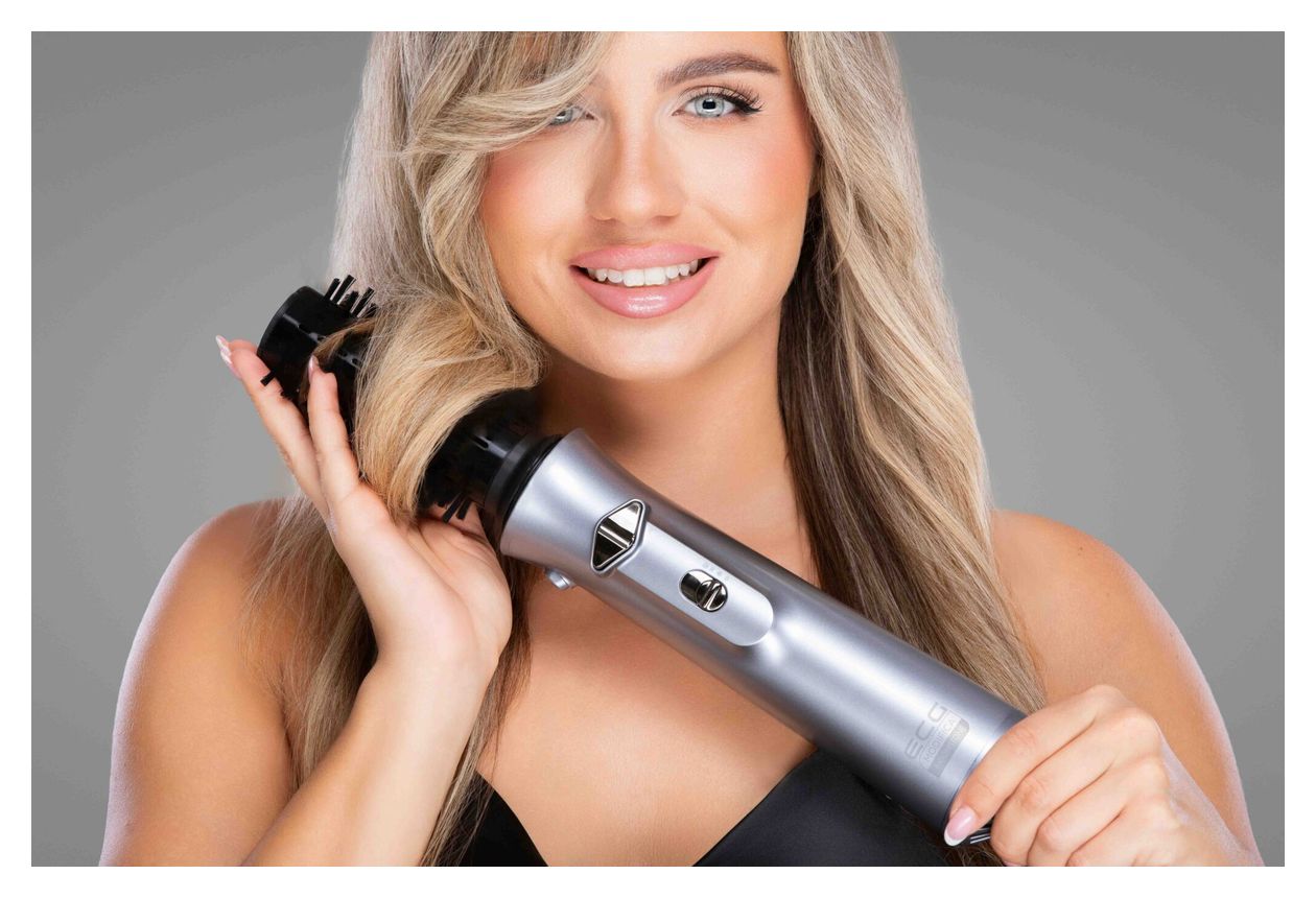 Modifica Hairbrush Moonstone Warmluftbürste 1200 W  (Grau) 
