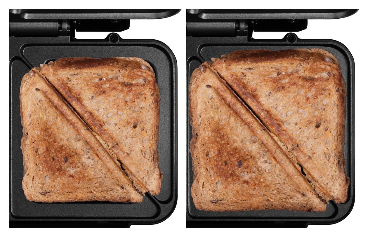 S2120 Grande Sandwichmaker 700 W für 2 Sandwiches  (Weiß) 
