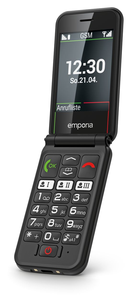 SimpliCity glam 2G Smartphone 7,11 cm (2.8 Zoll)  (Weiß) 