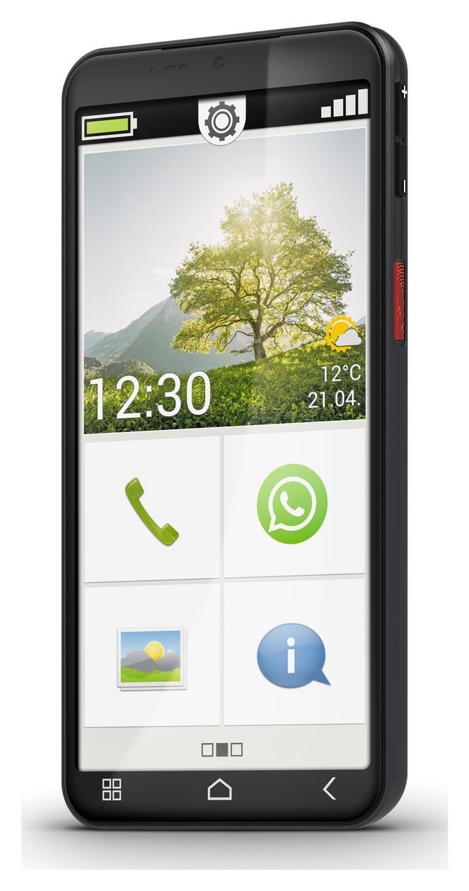 SMART.7lite 128 GB 4G Smartphone 13,8 cm (5.45 Zoll) Android 13 MP Dreifach Kamera Single SIM WiFi 5  (Schwarz) 