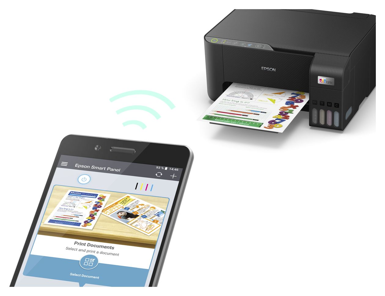 EcoTank ET-2864 All in One A4 Tintenstrahl Drucker 5760 x 1440 DPI 