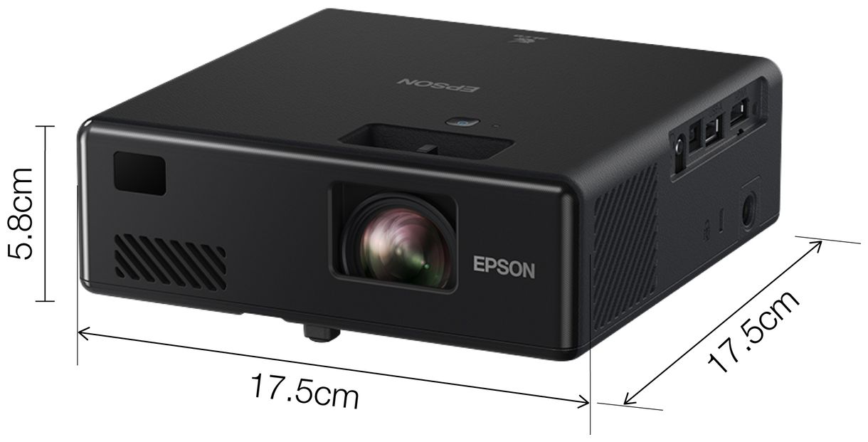 EF-11 1080p (1920x1080) 3LCD Short-Throw-Projektor 1000 ANSI Lumen 