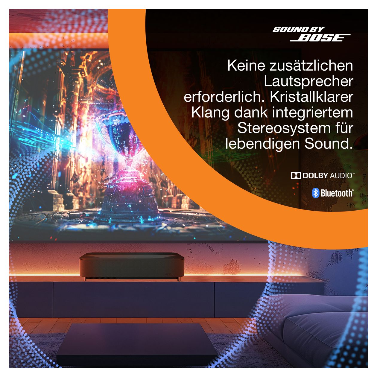 EH-LS970B UHD 4K (3840x2160) 3LCD Laser 4000 ANSI Lumen  (Schwarz) 