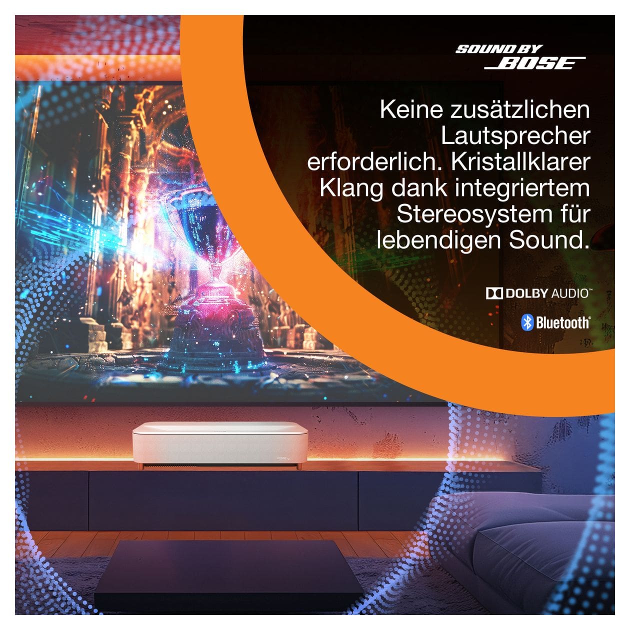 EH-LS970W UHD 4K (3840x2160) 3LCD Laser 4000 ANSI Lumen  (Weiß) 