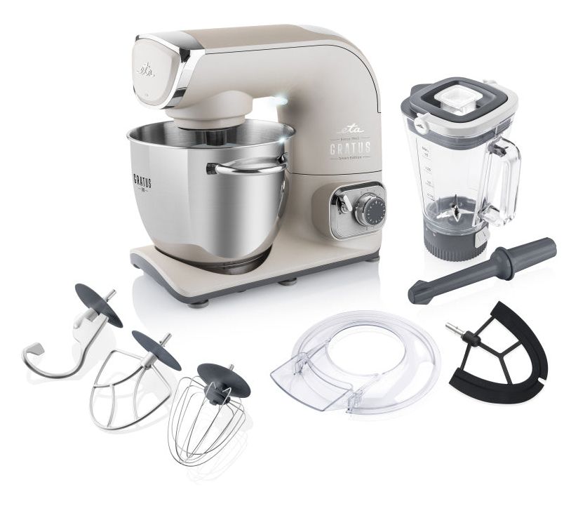 Gratus Evo Smart II 1500 W Küchenmaschine 5,5 l  (Grau/Beige) 