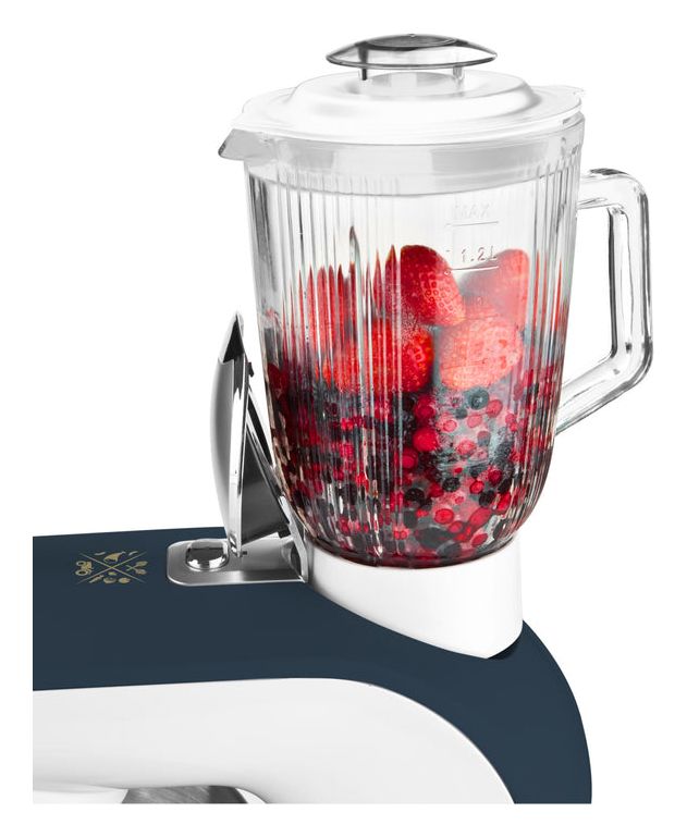 Gratus Vital II 1200 W Küchenmaschine 5,5 l  (Schwarz, Weiß) 