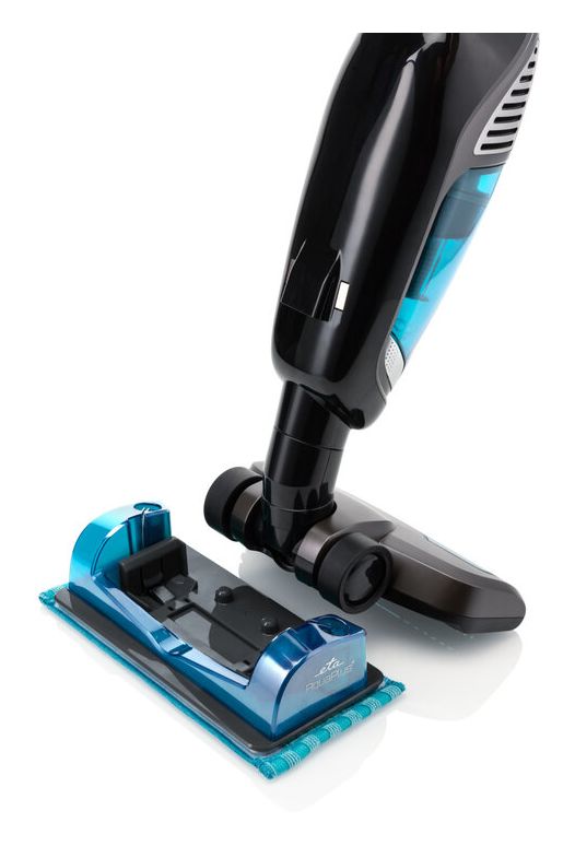 Moneto Aqua Plus Handstaubsauger mit Staubbeutel bis 60 min Laufzeit 25,2 V HEPA  (Schwarz, Grau) 