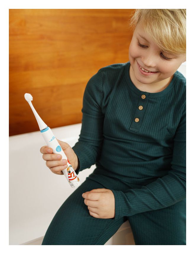 Sonetic Kids Schall-Zahnbürste für Kinder  (Blau, Weiß) 
