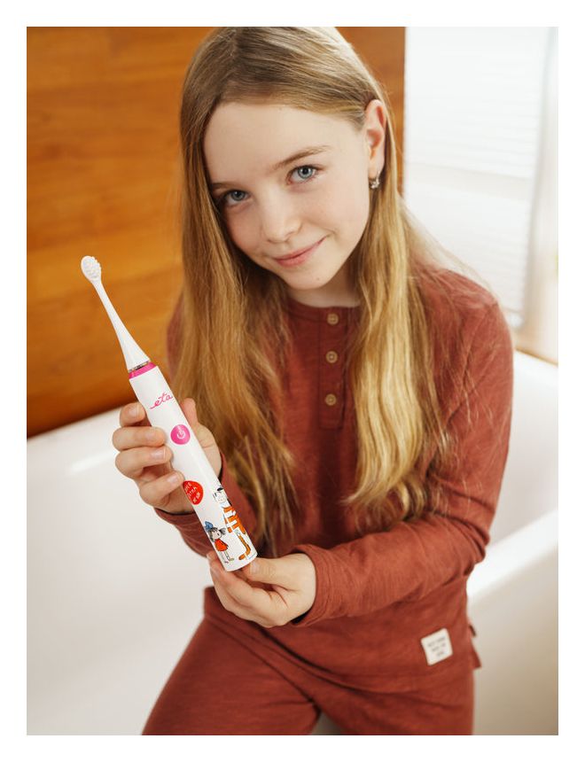 Sonetic Kids Schall-Zahnbürste für Kinder 1,2 h  (Pink) 