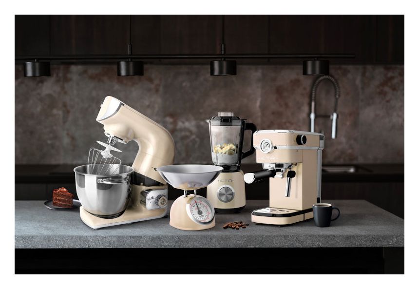 Storio 1,5 l Standmixer 3 Geschwindigkeiten 1200 W (Beige, Schwarz, Transparent) 