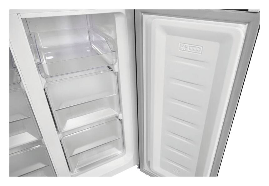 MD425-150-040C Side-by-Side Kühl-/ Gefrierkombination 271 l / 150 l 182 kWh NoFrost 1800 mm x 795 mm (Anthrazit, Edelstahl) 