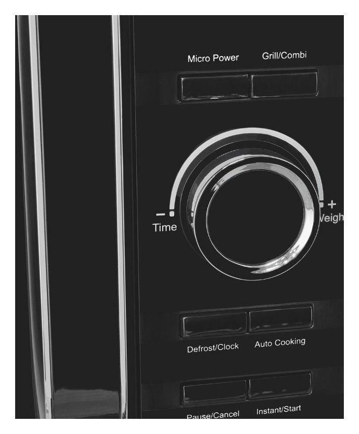 MW4020-F-240DIG Standgeräte Solo 1150 W Größe: klein 5 Stufen Grill  (Schwarz) 