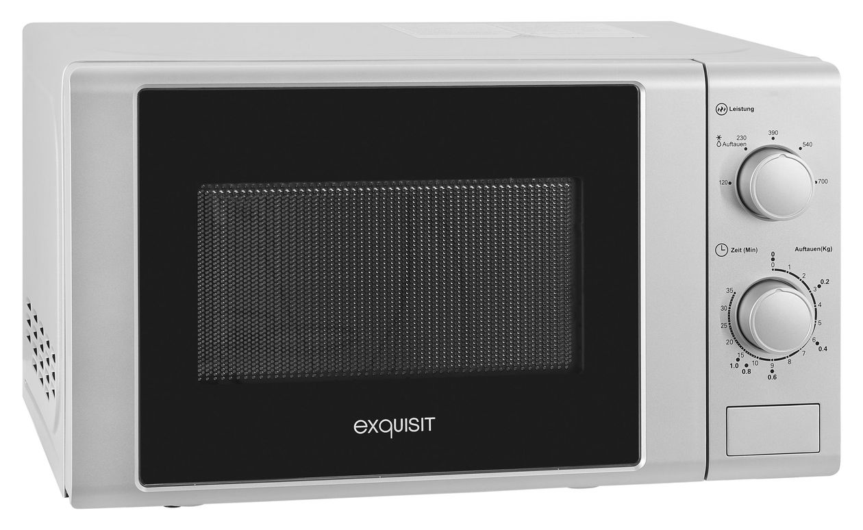 MW900-030 Freistehende Mikrowelle 700 W Größe: klein 5 Stufen  (Silber) 