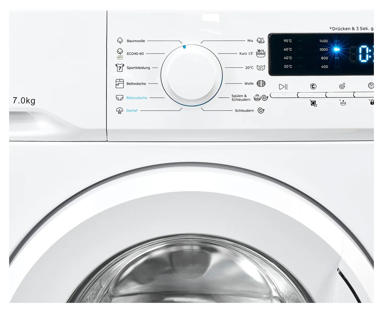 WA 7014-20A 7 kg Frontlader Waschmaschine 1400 U/min aquaStop Funktion 