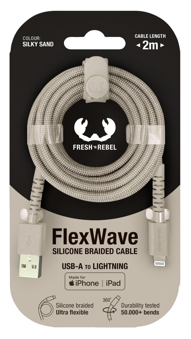 2ULC201SS Rundkabel Lightning auf USB A Männlich 2 m  (Beige) 