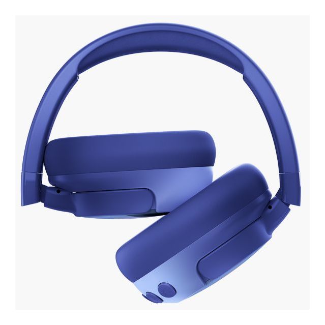 Clam Junior Ohraufliegender Bluetooth Kopfhörer kabellos 60 h Laufzeit USB Typ-C  (Blau) 