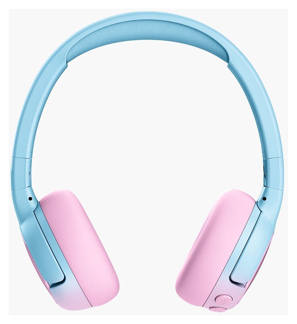 Code Junior Ohraufliegender Bluetooth Kopfhörer kabellos 48 h Laufzeit USB Typ-C  (Blau, Pink) 